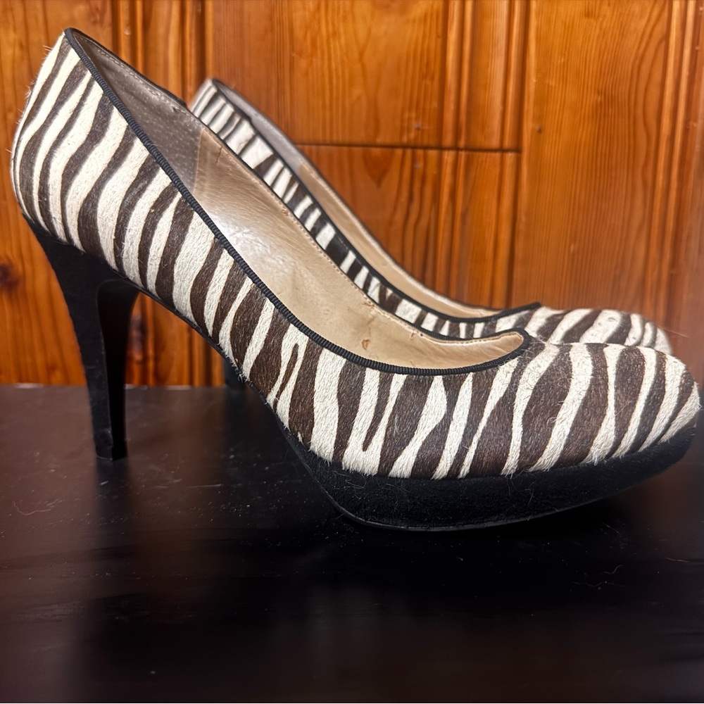 Marc Fisher Zebra Print Women's Heels